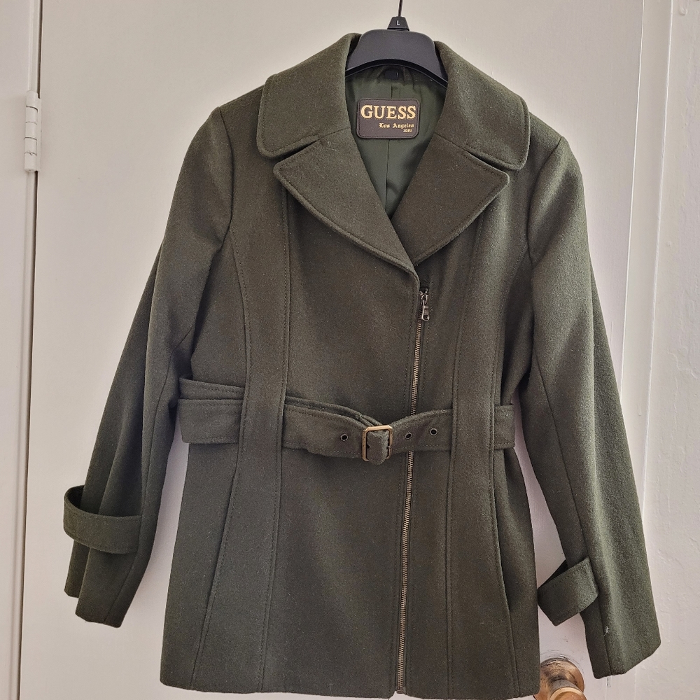 Guess Los Angeles 1981 Wool Blend Coat